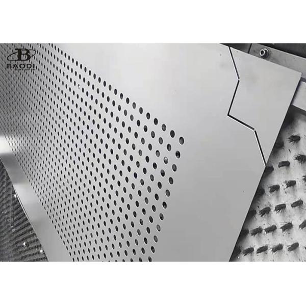 Stainless Steel 304 316L Perforated Mesh Round Hole 1m X 2m