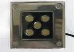 High Efficacy Square LED Underground Lamp 5W Stainless Steel Material
