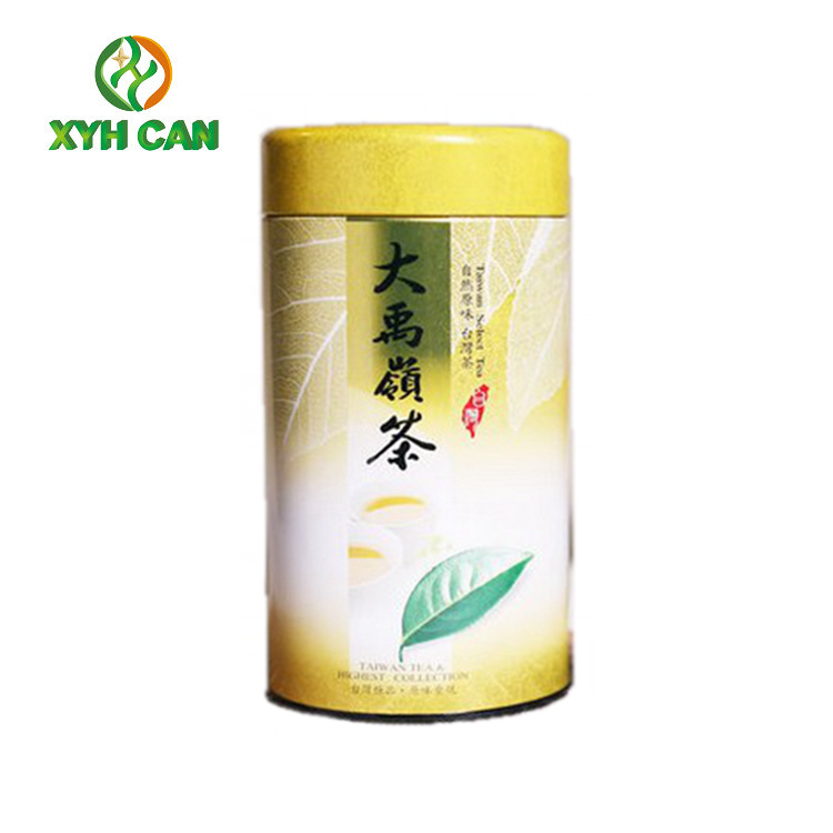Tea Tin Can Airtight Metal Tinplatec Empty Tea Can CMYK Printing
