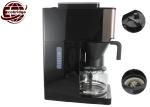 Stylish black home integrated 1250ml / 8-10cups grinding and cooking drip coffee