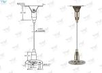 Brass Height Adjustable Suspended Wire Lighting Kit , Ceiling Light Suspension
