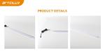 A2108 LED Glass Clip Light 200-3000mm Length 12.3mm Width 21mm Height DC12V/24V