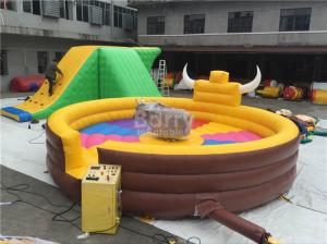 China Funny Large Inflatable Mechanical Bull Games For 1 People  , Inflatable Rides on sale