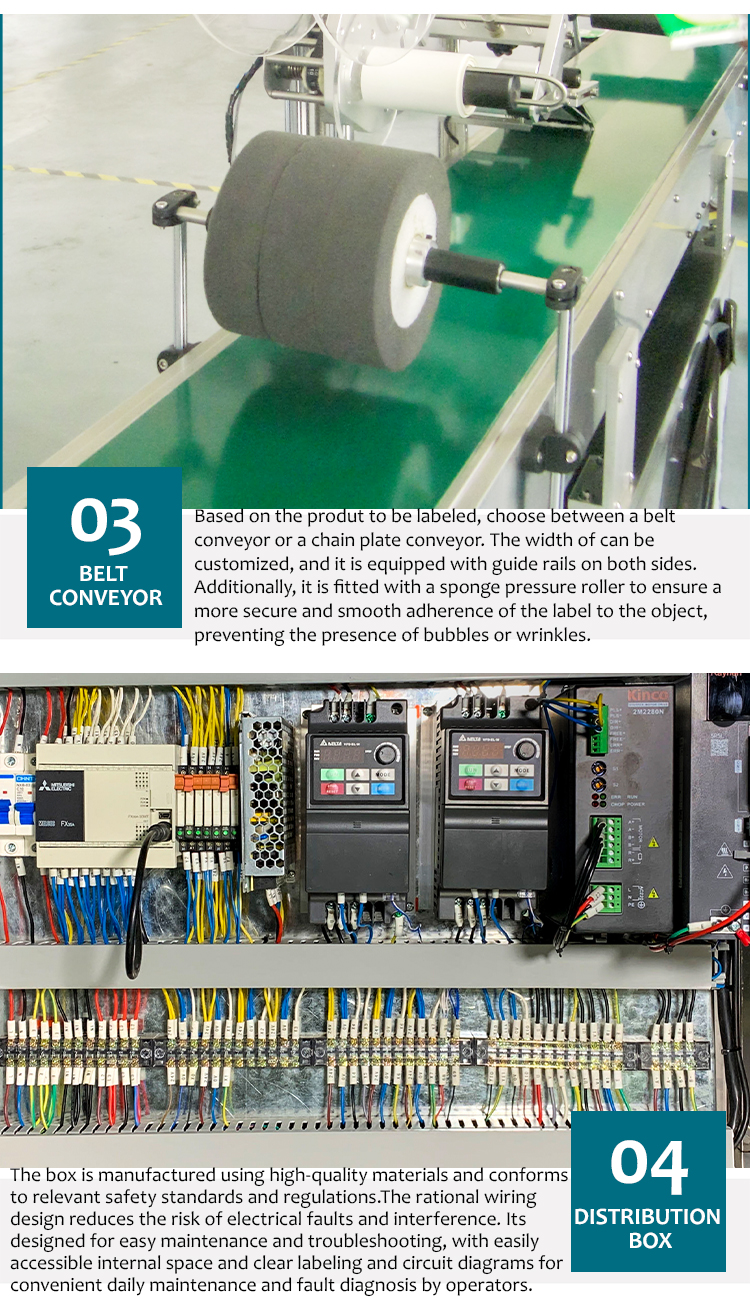 YM210 Full Automatic Bag Pouch Flat Top Surface Labeling Mchine For Box Packaging
