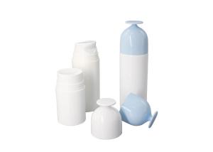 Wholesale 30m 50ml 100ml 150ml 200ml PCR Airless Bottles For Creams Lotions Center Hole Output from china suppliers