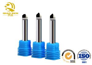Wholesale Carbide 8mm Shank Diameter Pcd End Mills Acrylic / Aluminum Polish from china suppliers