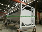 Chemical 20ft Tank Container For High Corrosive Hydrochloric Acid , Sodium
