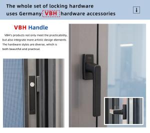 Wholesale European Standard Soundproof Double Glazing Aluminum Tilt Turn Windows Modern Design from china suppliers