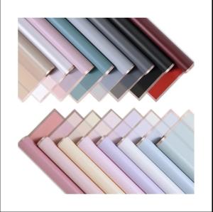 Wholesale Waterproof Translucent Gold Edge Paper The Ideal Choice for Korean Bouquet Wrapping from china suppliers