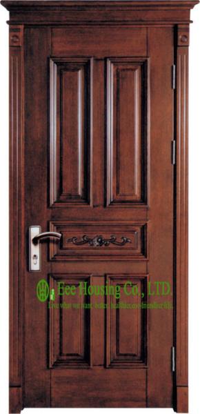 Lacquer Finish 40mm Solid Timber Entry Door For Apartment, Outward Opening