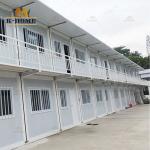 Double Floor Sandwich Panel House Prefabricated Labour Quarters
