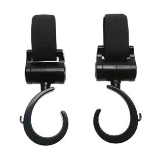 Wholesale Factory Baby Products gift 360 degree rotation baby stroller hook bebe Pushchair Belt Snap Buckle Hook Buggy Clips Hanger from china suppliers