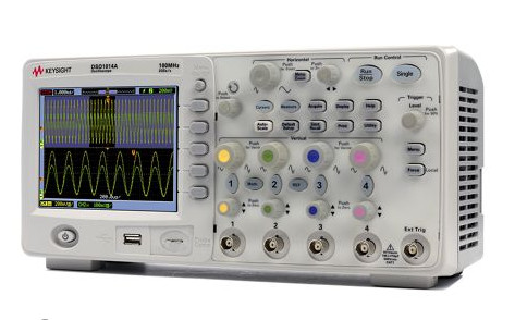 Four Channels Keysight Digital Oscilloscope Durable Agilent DSO1014A 100 MHz
