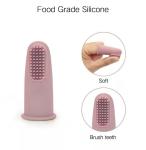 Baby Tooth Cleaning Silicone Finger Brush For Newborn Infants 360 Degree 3.5g