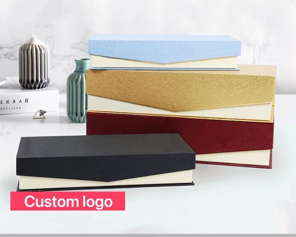 Biodegradable Bridesmaid Wedding Paper Box Elegant Premium Flat Folding Gift Box