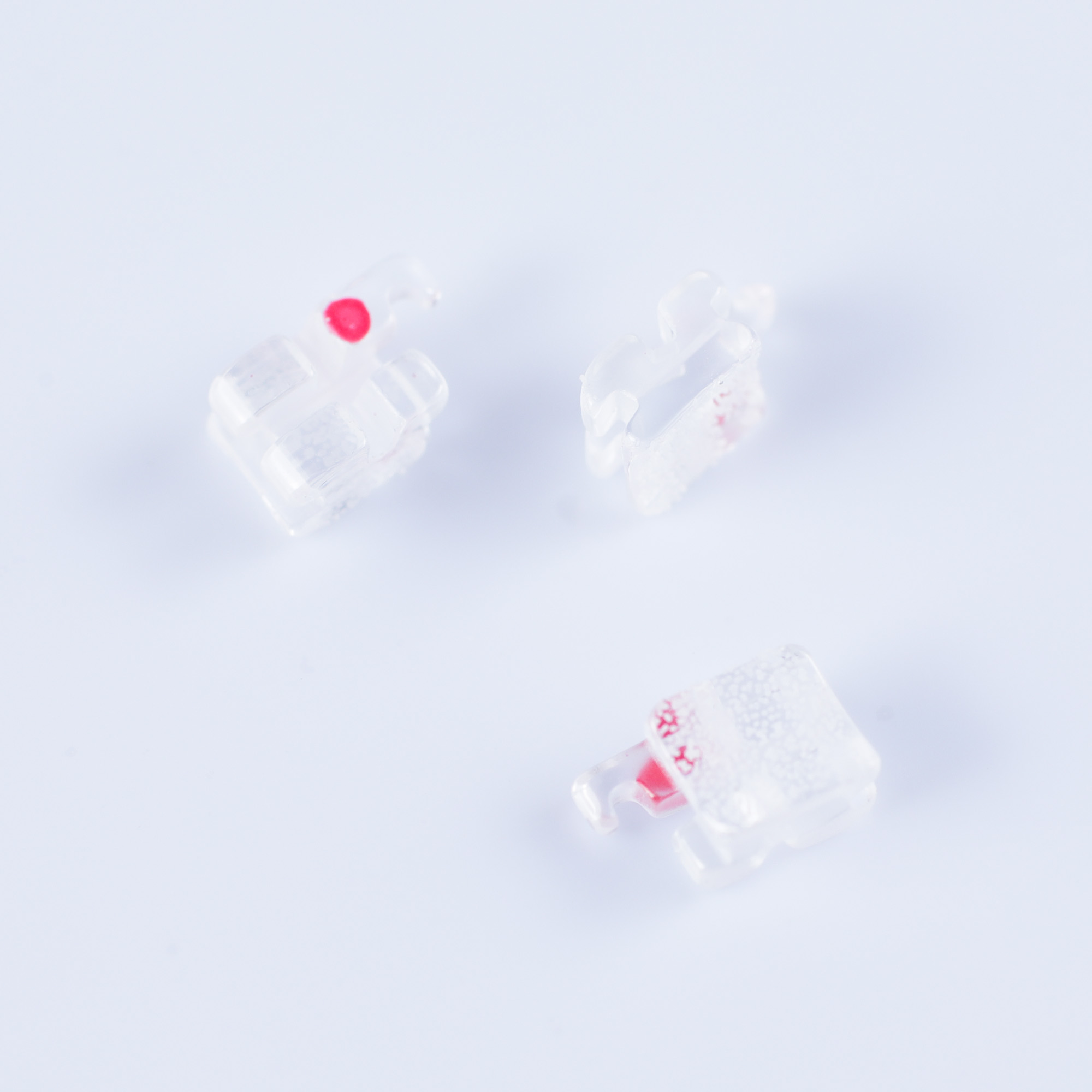 Class II Dental Orthodontic Bracket Monocrystalline Sapphire Instrument Self Ligating ODM