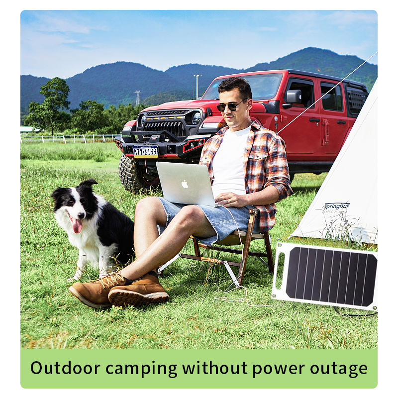 6w 10w 5v Cellphone Backpack Solar Wallet Bag for Small Foldable Solar Panel Charger