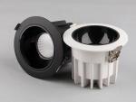6000K 15W 18W LED Ceiling Downlight Black Downlights White Ceiling 4.7in
