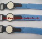 Adjustable Hook And Loop Fastener Straps / Nylon Webbing Wrist Watch Straps