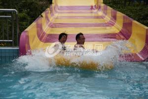 Wholesale 304 Stainless Steel Fiberglass Water Slides / Water Park Slides 13m Platform Height / Customized Water Park Equipment from china suppliers