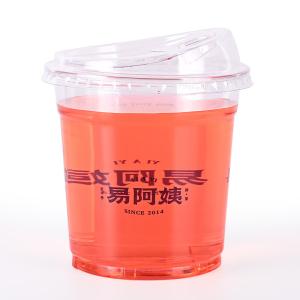 Wholesale Coffee Beer Clear Pet Cups Eco Friendly Strawless Lid Boba Tea Juice from china suppliers