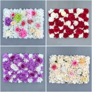 Wholesale Factory direct sale artificial flower wall for wedding stage decoration from china suppliers