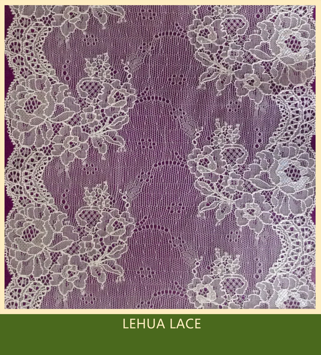 Hot Selling and nice quality Nylon Spandex Stretchy Brazil Lace from China