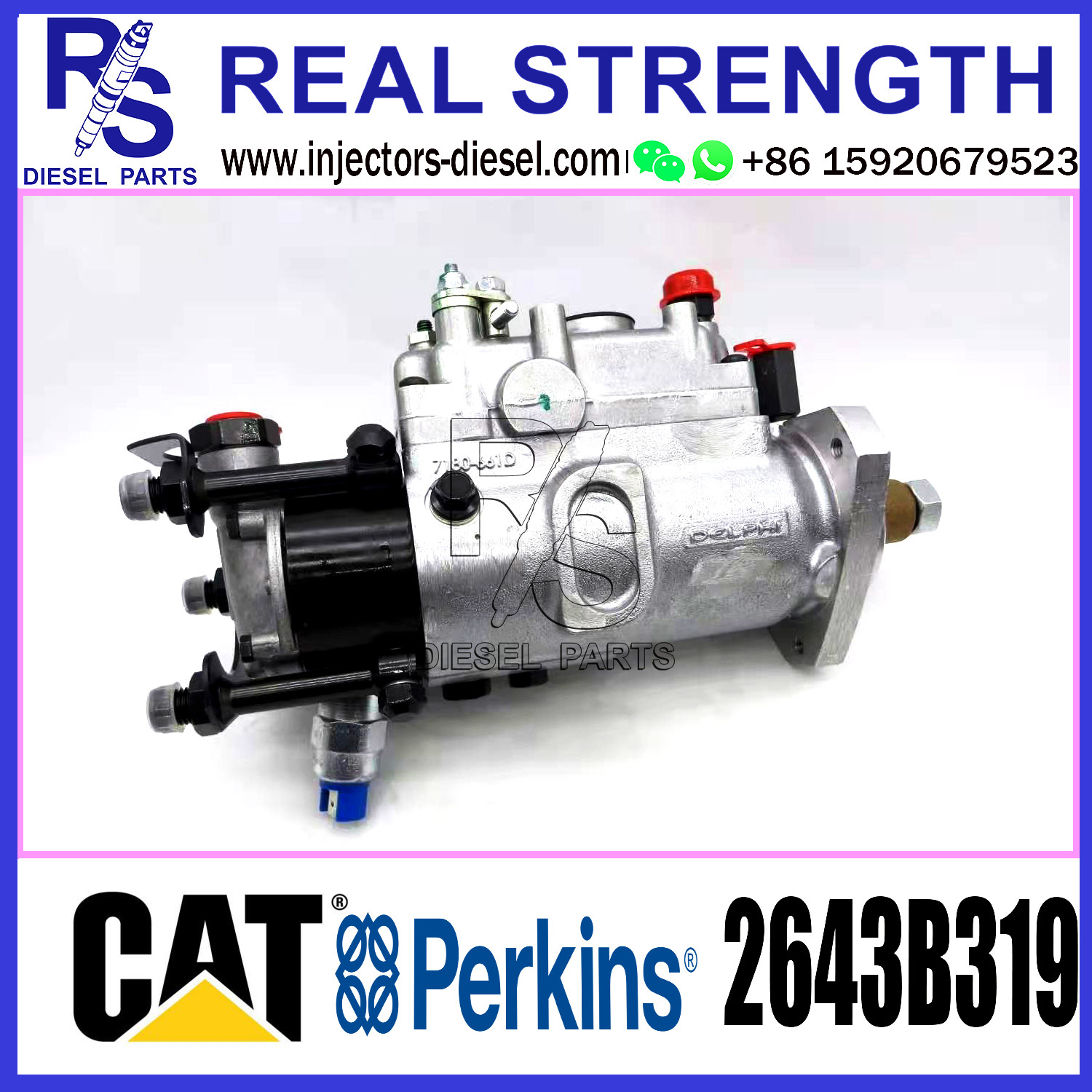 Original Brand New Diesel Fuel Injection Pump 3230F580T 3230F582T 3230F583T For Perkins VISTA 2643B319