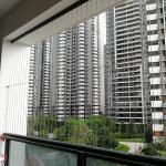 Unobstructed Nature View Invisible Balcony Grille with Durable 304/316 Steel