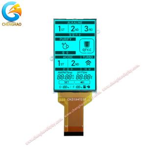 China ISO9001 Certified Monochrome LCD Display 1/4 Duty 1/3 Bias Drive Method on sale