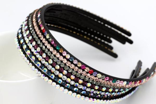 Strobe rhinestone hair accessories hair bands of high-grade diamond tiara