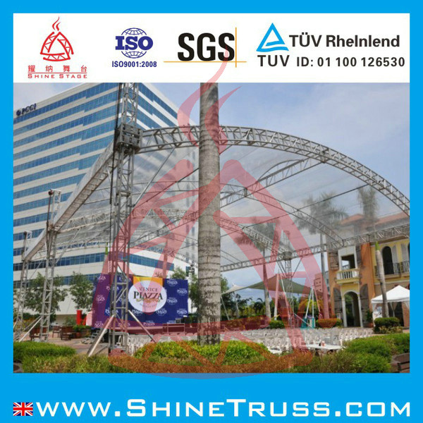 Stage Truss, Truss for Stage Lighting, Aluminum Arc Truss System