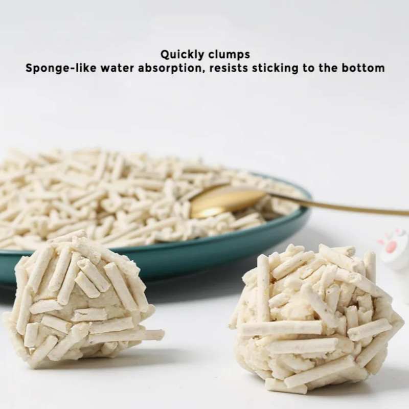 Flushable Fast Clumping Deodorization Natural Tofu Cat Litter for Pet Cat