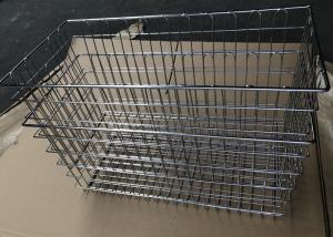 Wholesale Stainless Steel 304 Welded Wire Storage Basket / Kitchen Drawer Basket from china suppliers