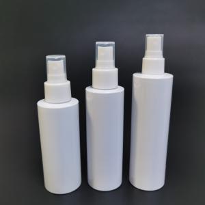 China 120ml White Mist Spray Bottle Skincare PET Plastic Bottle Cosmetic Packaging on sale