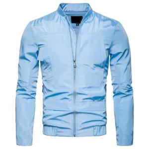 Wholesale 2018 autumn new british style slim styled male waterproof fashion stand collar thin jacket from china suppliers