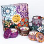 Handmade Ornament Aromatherapy Candle With Dried Flower Decoration