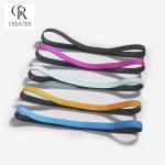 Elastic Running Non Slip Silicone Yoga Hair Headband Wraps Custom Sports