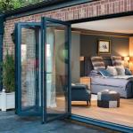 Hurricane Proof Exterior Bi Folding Door Aluminum Patio Bifold Doors Puertas