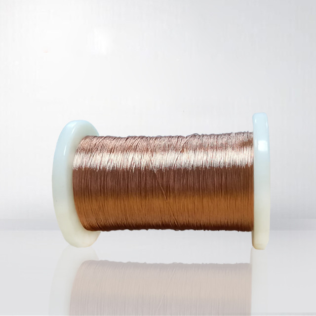 High Frequency Enamelled Copper Litz Wire Round 24 - 44 Gauge Enameled Copper Wire