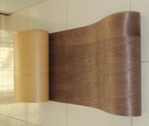 Wholesale Sliced Natural American Walnut Wood Veneer Rolls With Fleece Backed from china suppliers