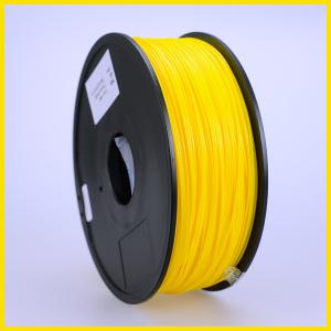 Wholesale Yellow 3D Printer Filament ABS, Dia 1.75mm 1kg material for RepRap/Makerbot/ Mendel/ UP from china suppliers