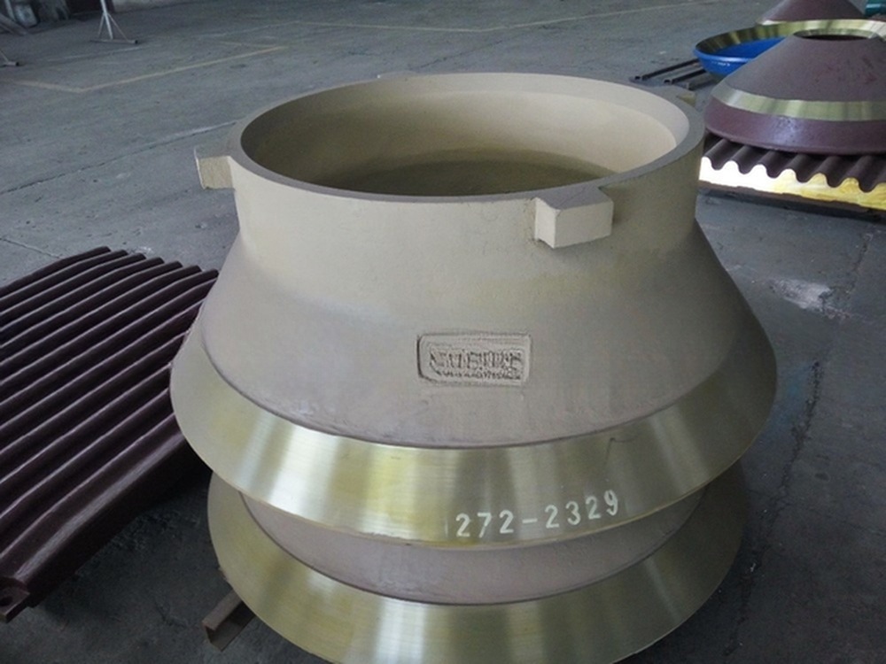 52 SBS Cone Crusher Spare Parts Bowl Liner Concave and Mantle Used for Ore Mining