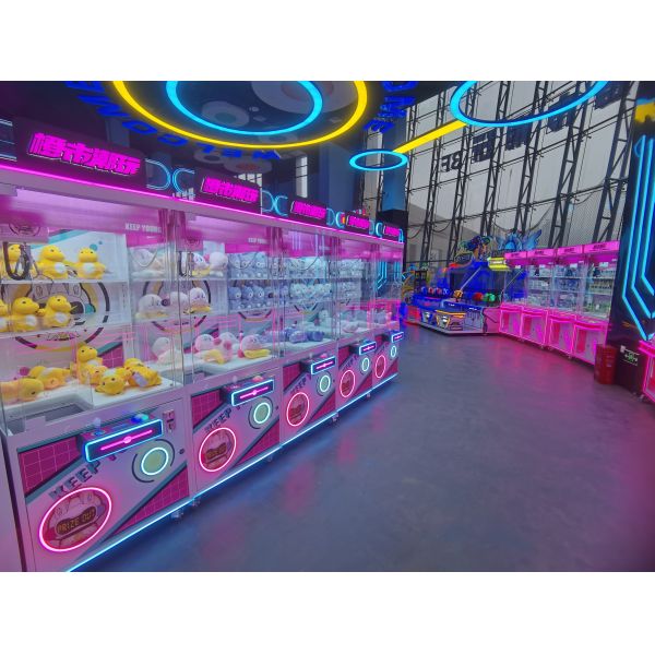 Coin Operated Arcade Plush Toy Catcher Prize Doll Claw Machine Clip Toy Machine