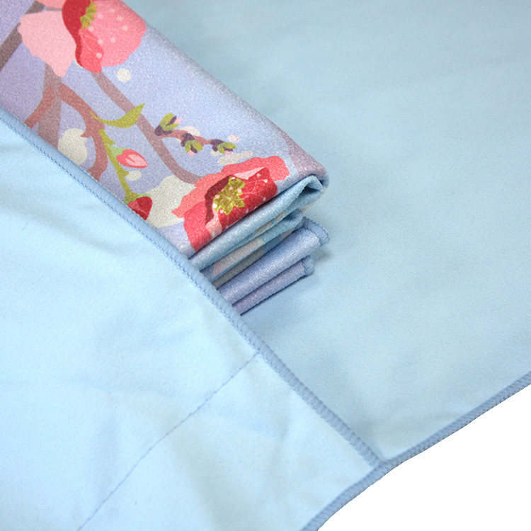 50x100 40x80 Checked Microfiber Suede Towel Sandfree Beach Towel