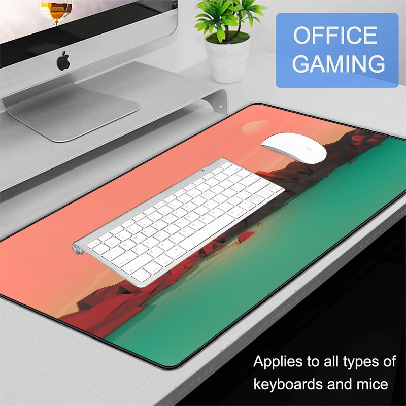 Large Size Gaming Desk Mat Waterproof Custom Logo Mouse Pad with Anti-Slip Rubber Base
