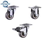 Durable Steel Industrial Caster Wheels Top Plate Mount Type