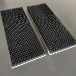 Custom Industrial PVC Nylon Base Board Tufted Scrub Plate Cleaning Brush