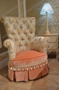 Wholesale French Classic Soft Fabric Decorative Armchairs FC-201 from china suppliers