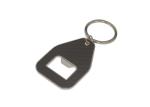 Zinc Alloy PU Leather Keychain Holder Bottle Opener Carbon Fibre Keyring